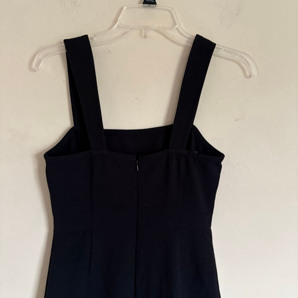 Women's Chelsea28 Black Square Neck Midi Dress XS - Picture 10 of 14